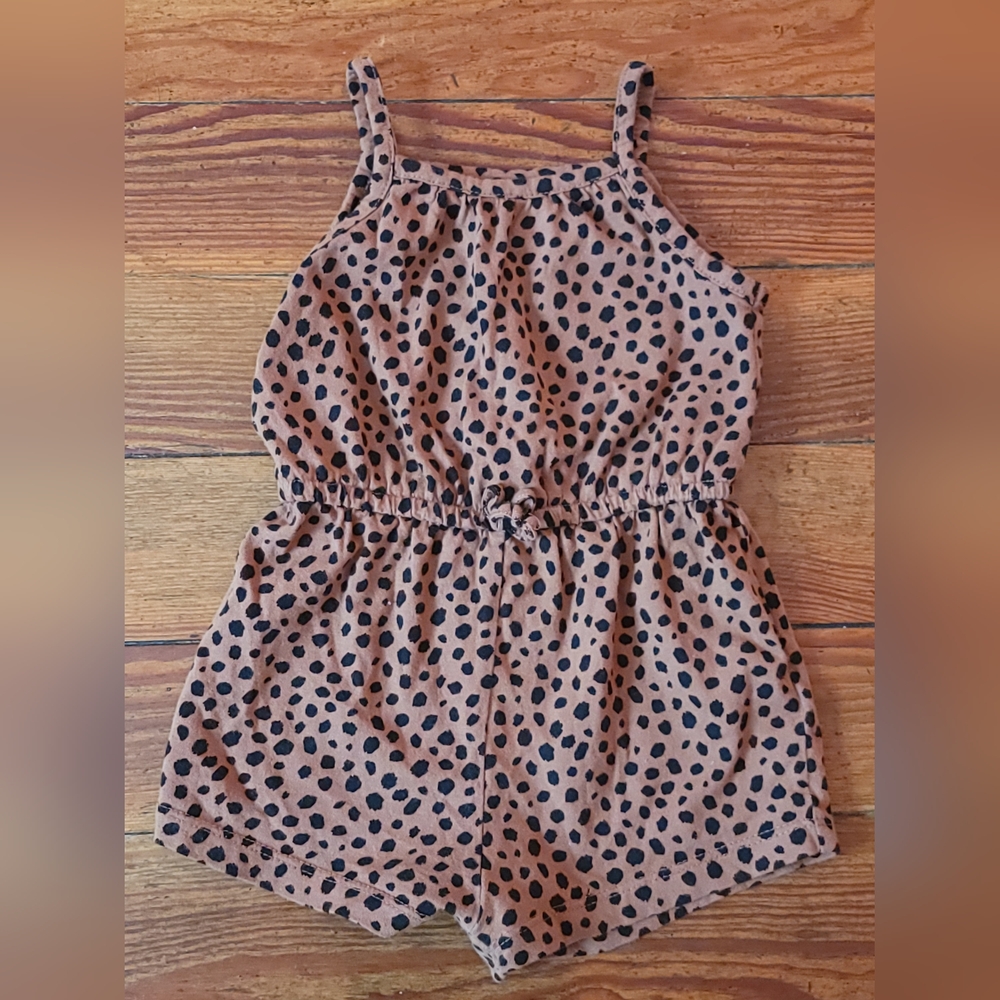 Leopard print Romper  12-18 month